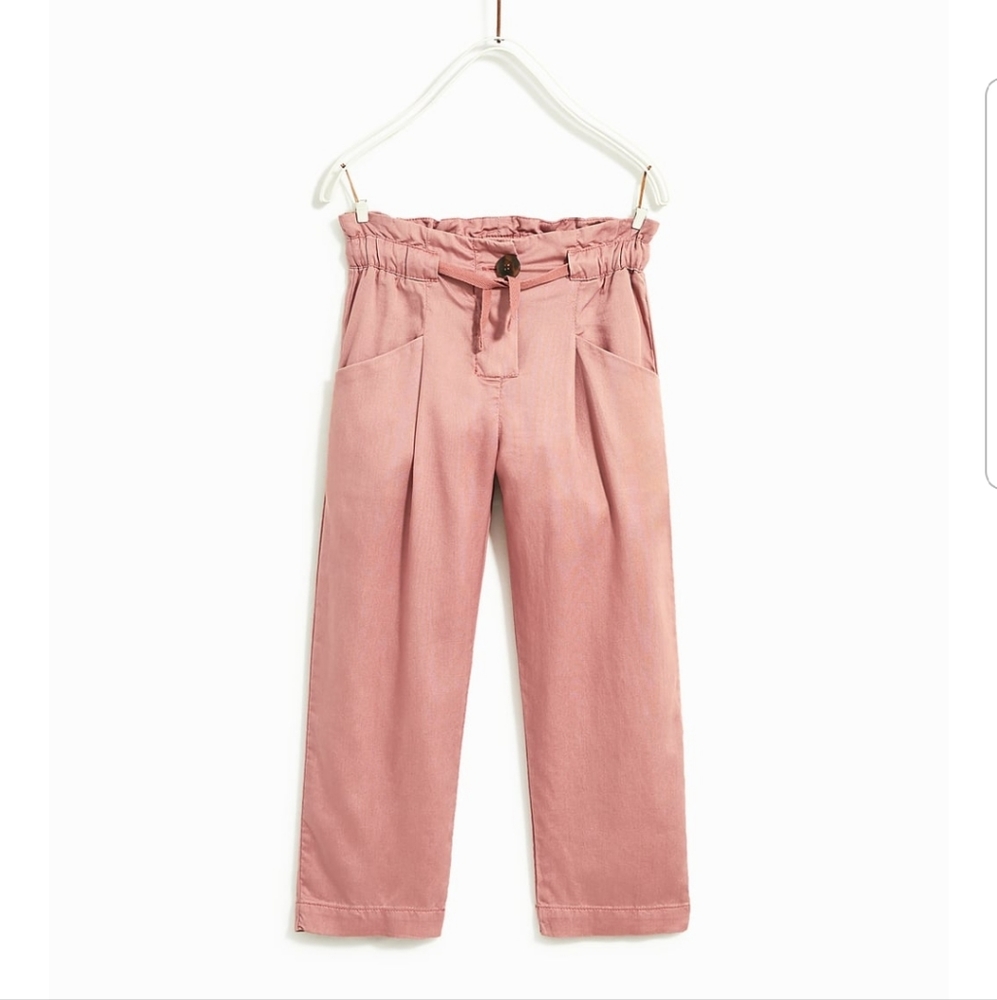 Pink Zara Girls Pants